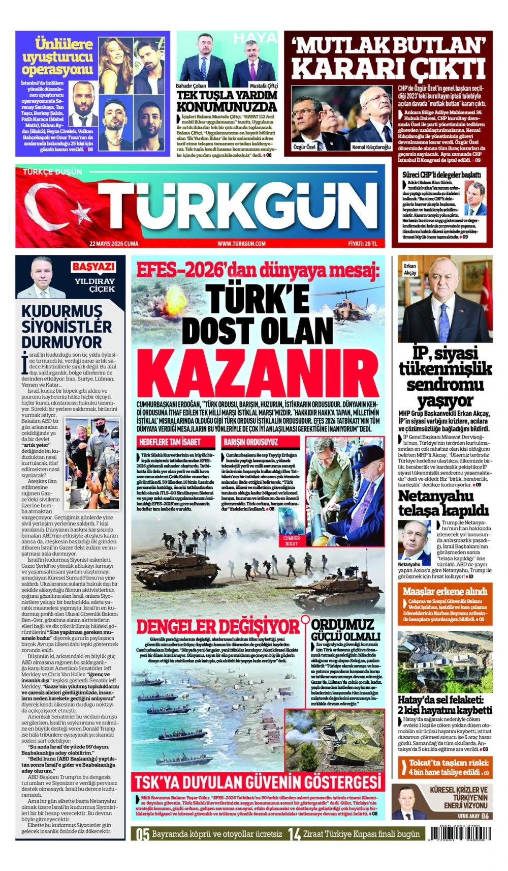 Gazetemizin 22 Mayıs Cuma baskısını inceleyebilirsiniz...  #T&uuml;rkg&uuml;nGazetesi #T&uuml;rkg&uuml;n