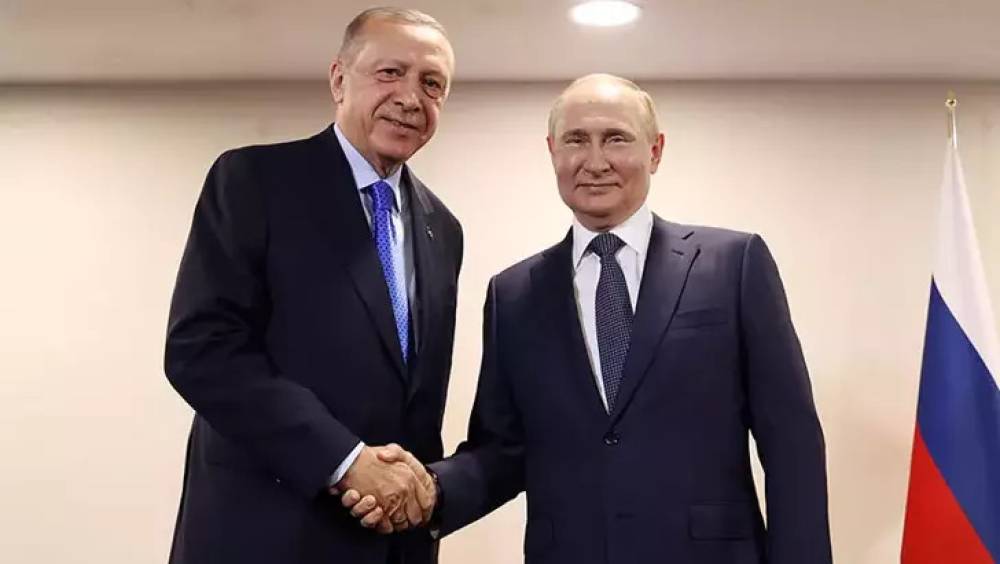 Cumhurbaşkanı Erdoğan, Rusya Devlet Başkanı Putin ile bir araya geldi /