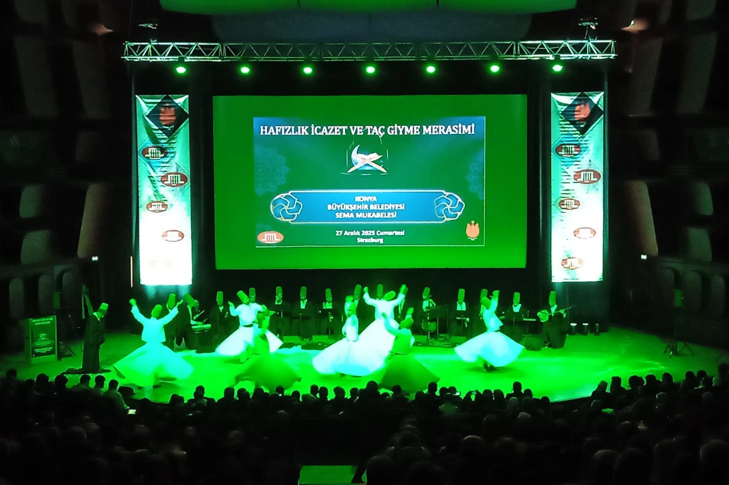 Konya B&uuml;y&uuml;kşehir Fransa&rsquo;da Sema mukabelesi d&uuml;zenledi