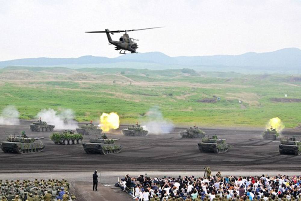 Japonya&rsquo;da Fuji Ateş G&uuml;c&uuml; Tatbikatı d&uuml;zenlendi