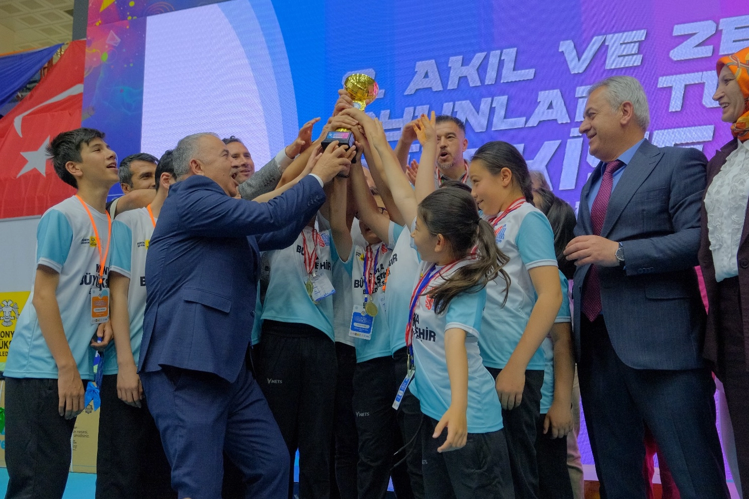 Konya Akıl ve Zek&acirc; oyunlarında &uuml;st &uuml;ste 3. kez T&uuml;rkiye şampiyonu