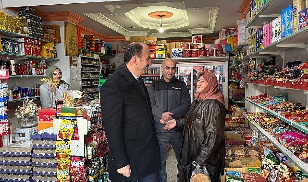 Başkan Altay Şehir Merkezinde İftar &Ouml;ncesi Esnafı Ziyaret Etti