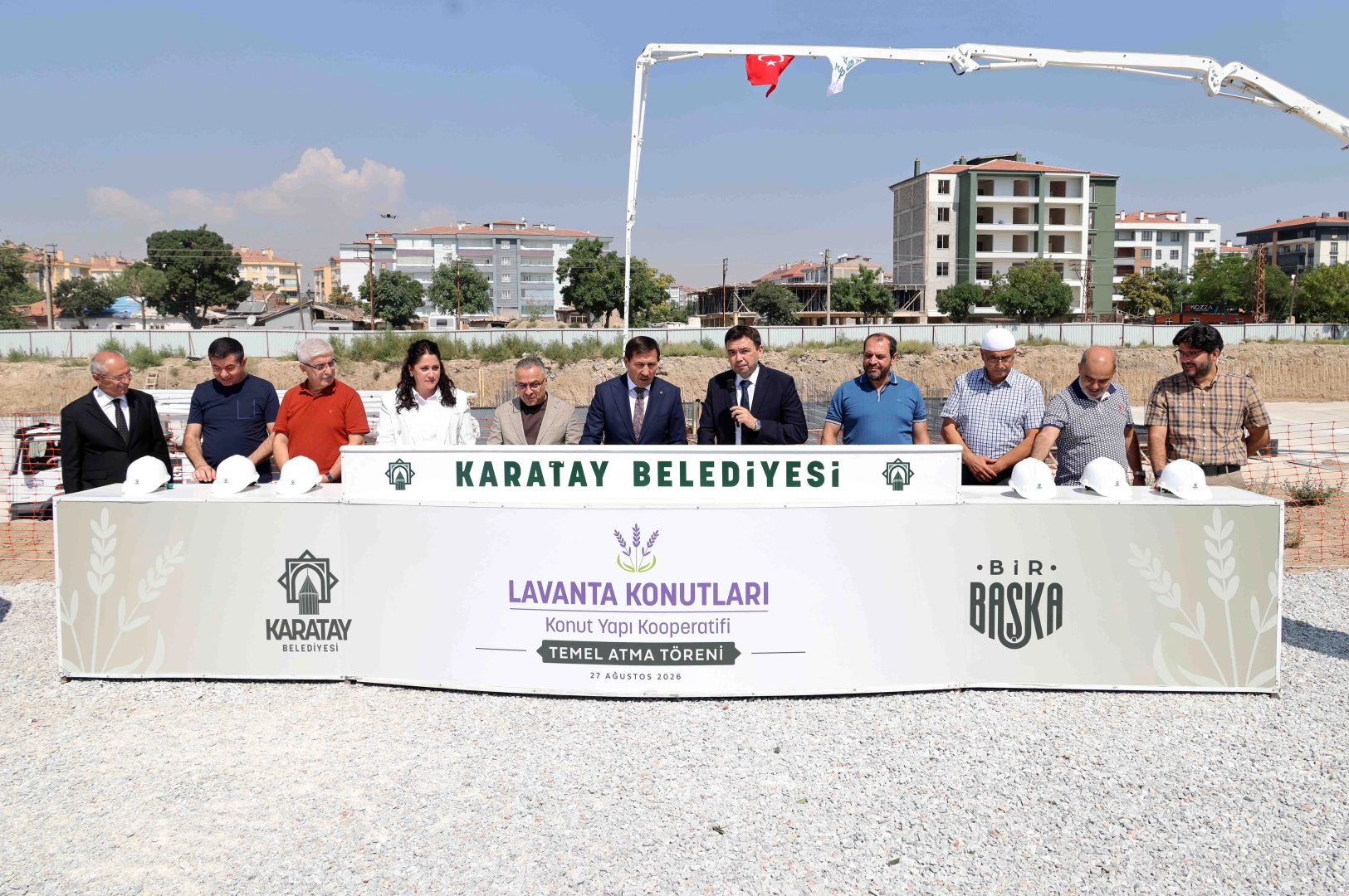 Konya Karatay Lavanta Konutları&rsquo;nda temeller atıldı
