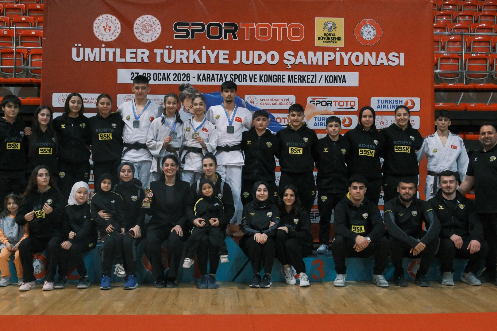 Konya&rsquo;nın judocuları T&uuml;rkiye ikinciliğini kazandı