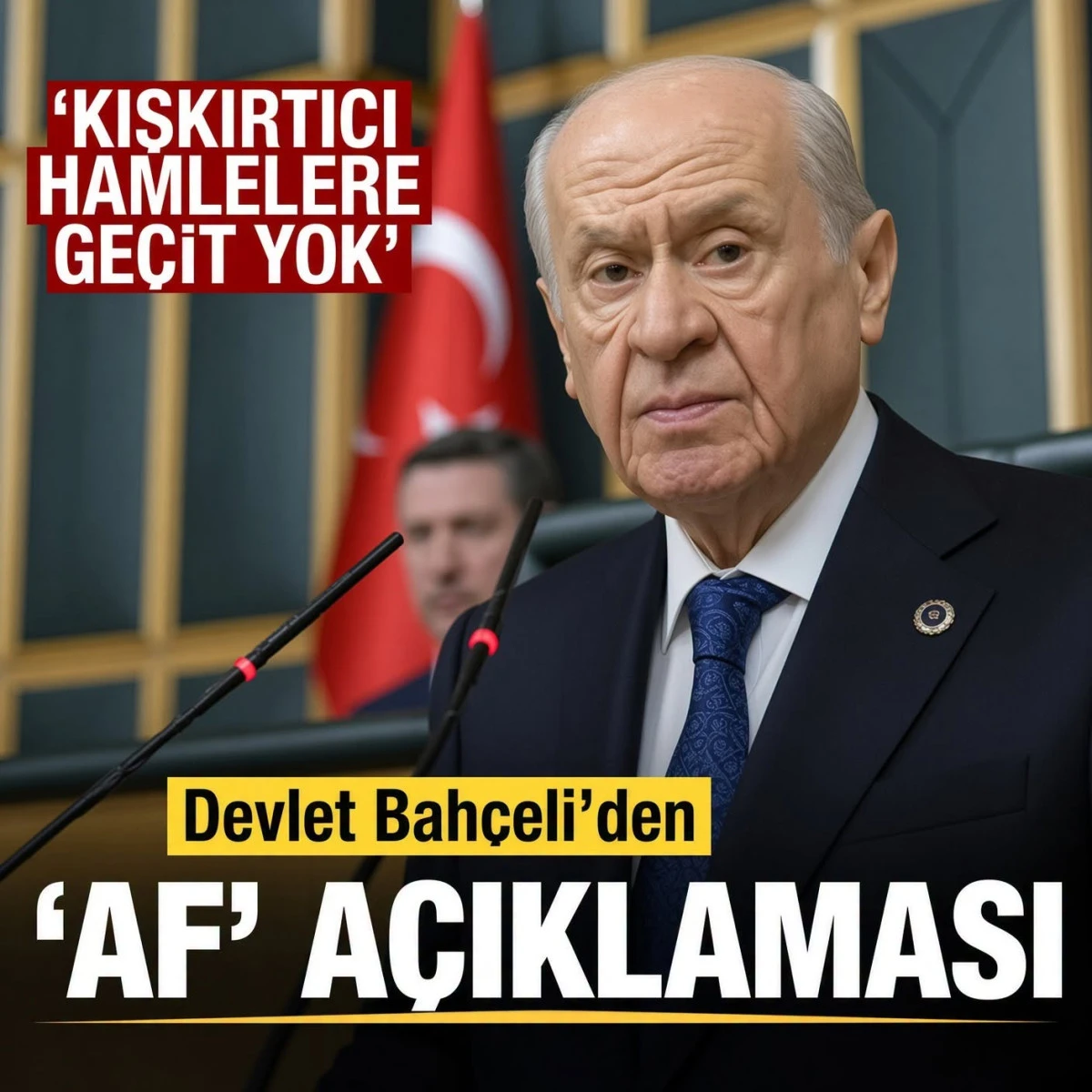 MHP Lideri DEVLET Bah&ccedil;eli'den "AF" A&ccedil;ıklaması