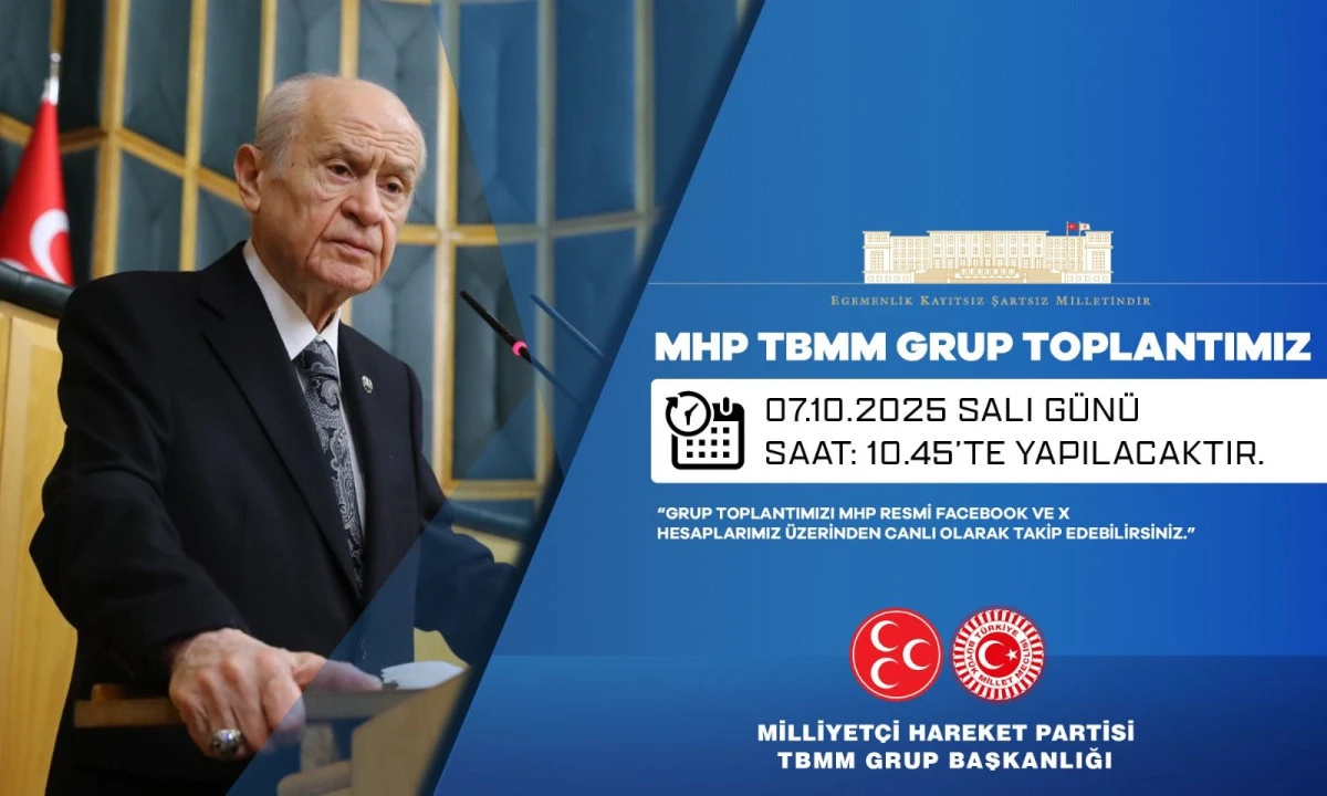 MHP TBMM Grup Toplantısı CANLI Yayın