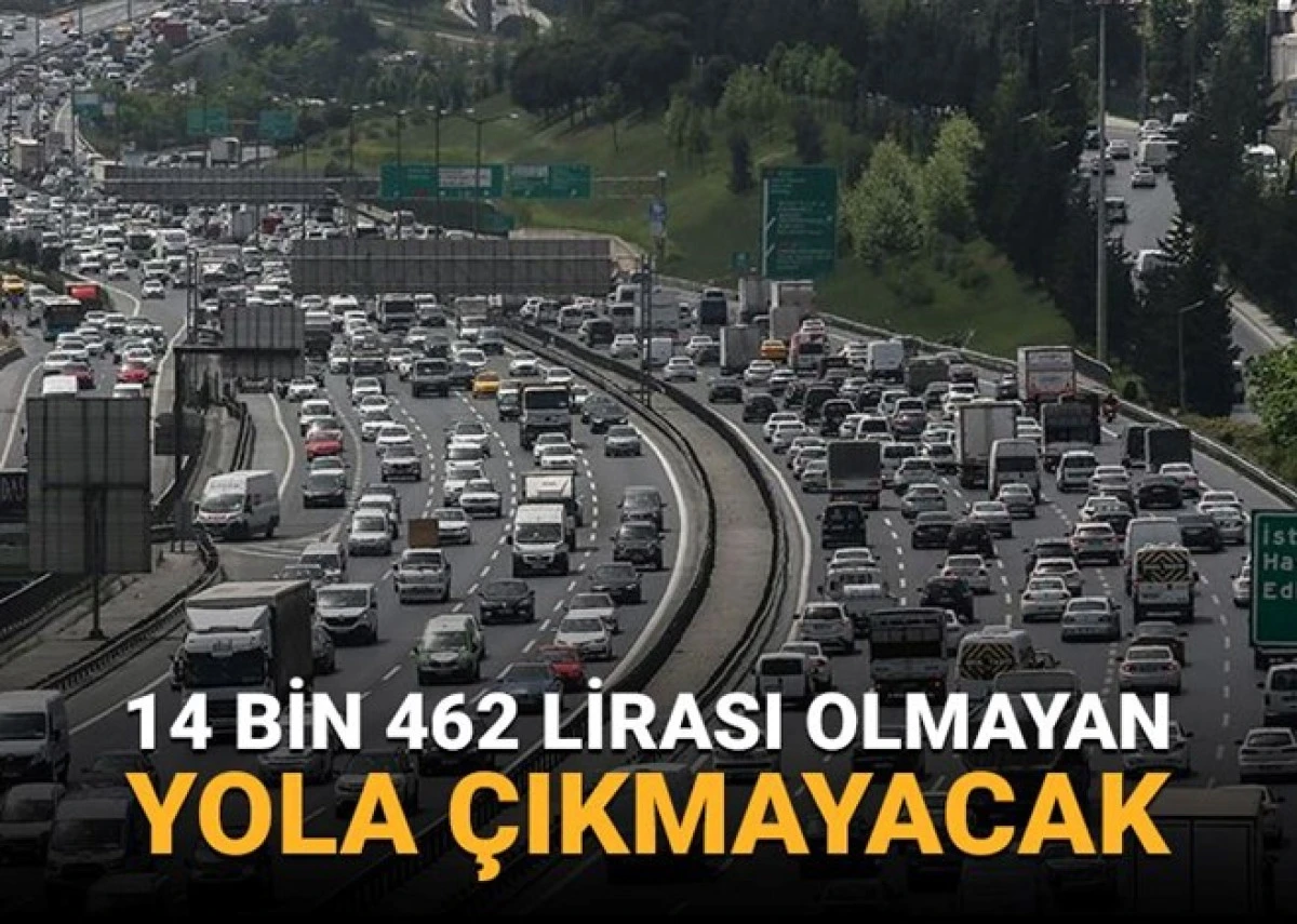 TRAFİK SİGORTASINDA YENİ PRİMLER 14 bin 462 lirası olmayan yola çıkmayacak